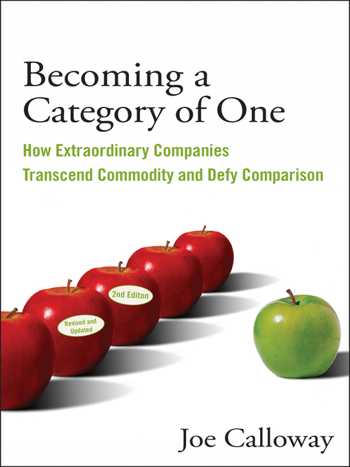 Title details for Becoming a Category of One by Joe Calloway - Available